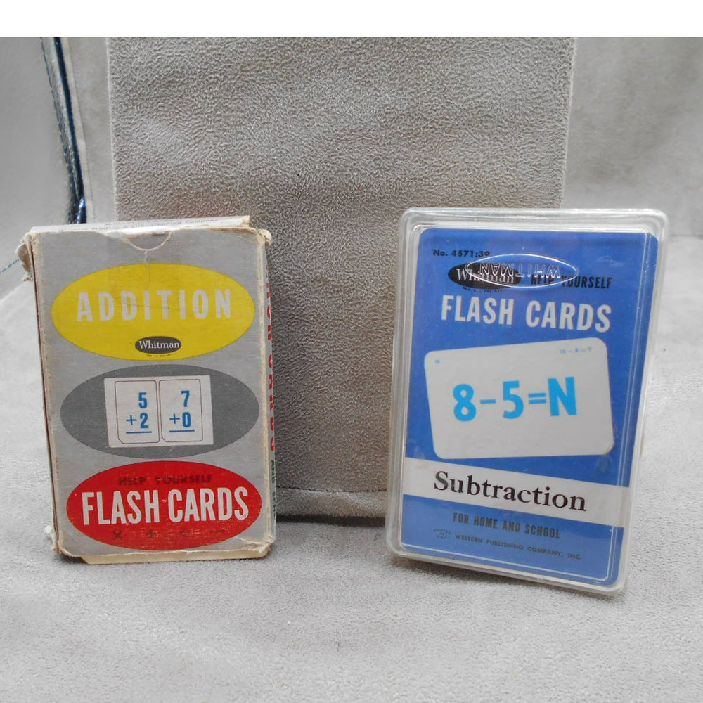 Whitman Help Yourself Math Flash Card Lot: Addition & Subtraction